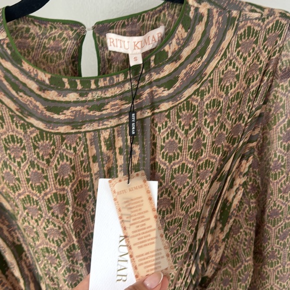 Ritu‎ Kumar Floral Print dress NWT - Picture 6 of 8